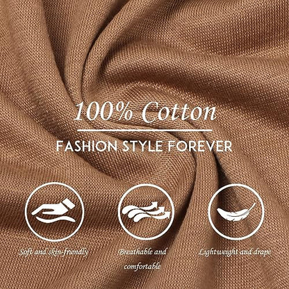 Turban Head Wrap Scarf,African Women' Soft Long Scarf Shawl Hair Bohemian Headwrap Stretch Headband Tie - color: Khaki