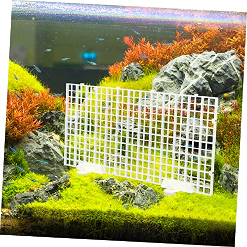 Aquarium Divider Bottom Plastic Separation Board Fish Breeding Box for Aquarium Net Design Easy to Install