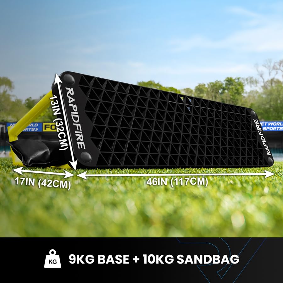 FORZA METIS x RapidFire Interactive Wave Rebound Boards | Reaction Soccer Training Equipment with App-Enabled Lights - Improve Speed, Agility, and Ball Control - size: XL (46In x 12.5In), style: 8x Lights & 6x Boards