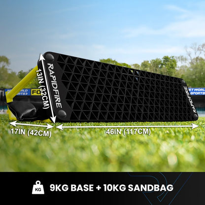 FORZA METIS x RapidFire Interactive Wave Rebound Boards | Reaction Soccer Training Equipment with App-Enabled Lights - Improve Speed, Agility, and Ball Control - size: XL (46In x 12.5In), style: 2x Lights & 2x Boards