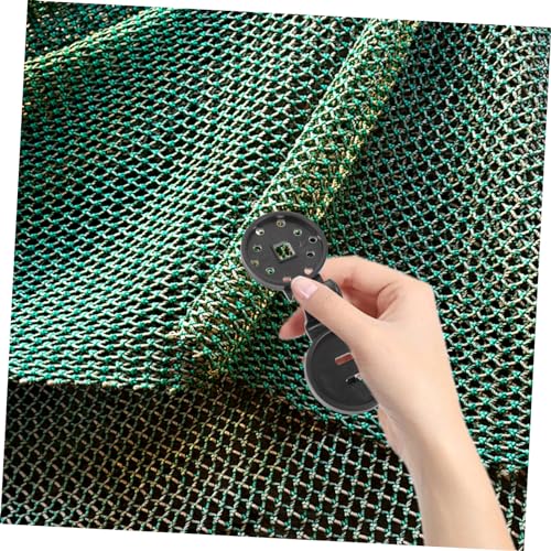 LIOOBO 25PCS Black Sturdy Sunshade Mesh Clips for Greenhouse Heavy Duty Plastic Buckles for Gardening Accessories for Fixing Shade Cloth and Netting