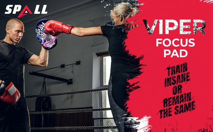 Curved Boxing Pads - Boxing Mitts and Punch Pads, Muay Thai MMA Focus Boxing Mitts Suitable for Boxing, Kickboxing, Karate, and Martial Arts - color: Viper-Multi