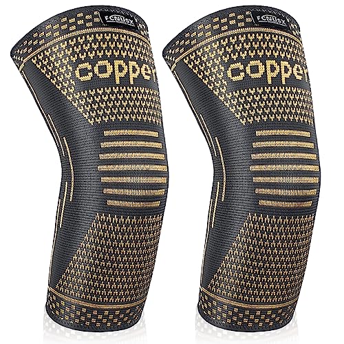 Copper Elbow Brace Compression Sleeves for Pain Relief Men Women, Arm Support Forearm Pads Braces for Tendonitis, Tennis, Golfers, Arthritis, Weight lifting (XSmall, Gray) - color: Grey, size: X-Small