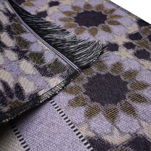 Modefa Turkish Travel Prayer Mat - Muslim Prayer Rug - Thin Woven Cotton Traditional Janamaz Sejjadah for Men Women - Prayer Matt Islam Praying Mat Stargazer (Purple) - color: Purple