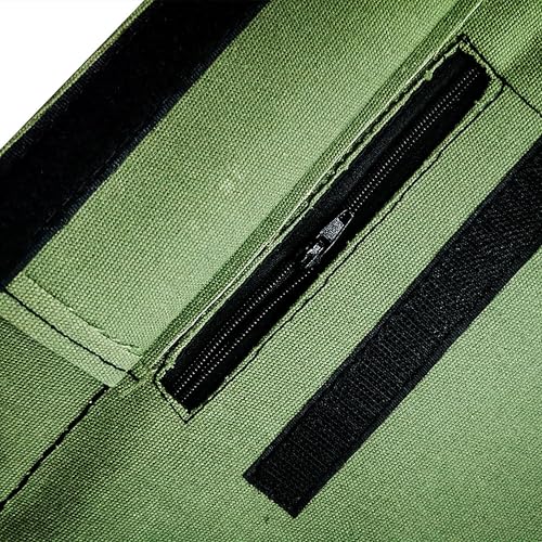 Wing Chun Wall Bag Canvas Leather Punch Bag for Kung Fu Boxing Training - color: GREEN