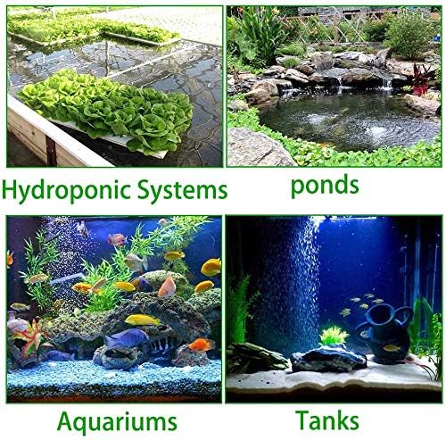 PINVNBY 4.2-Inch Air Stone Disc Bubble Diffuser with Suction Cups for Oxygenation in Fresh/Saltwater Tanks, Ponds, Hydroponic, Aquaponics, and as a Decorative Airstone for Aquariums - size: 2 PCS