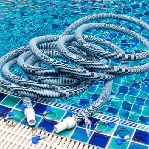 10 Pcs 1-1/2 Inch Pool Backwash Hose Clamp Adjustable Worm Gear Stainless Steel Hose Clamp Metal Pipe Tool for PVC Tubing Plumbing Dust Collection Automotive Mechanical Application