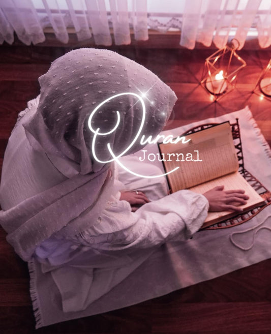 "Quran Journal: A Guided Reflection Workbook" is a beautifully designed book created for those seeking a deeper connection with the Holy Quran.: 7.5X9.25 IN 140 PAGES