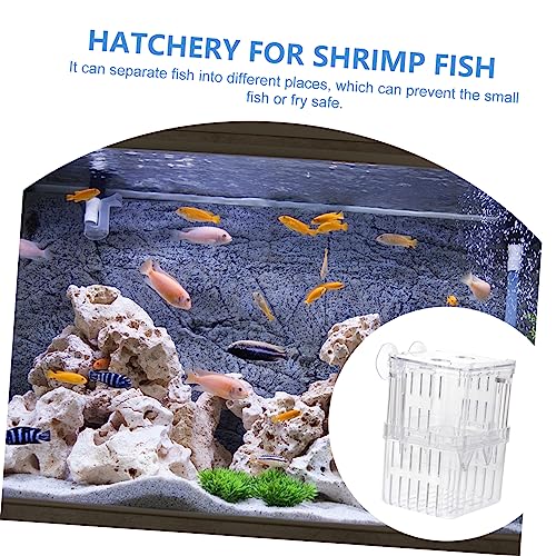 FOMIYES Isolation Box for Aquarium Juvenile Fish Separation Box 3pcs Fish Breeding Box Compact Design Easy to Install