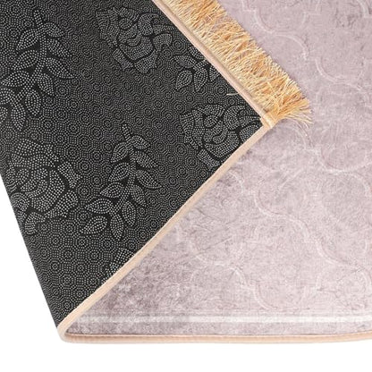 QQXXMuslim Prayer Blanket,Thick Soft Velvet Turkish Design,Luxury Prayer mat Rug for Men and Women,Portable Travel Prayer mat,Simple Pocket Prayer Rug,Great Islamic Ramadan Gift (Pink), Light Tan - color: Light Tan