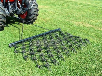 6' 4" x 4' Multi Action Drag Chain Harrow. Overall 90" Long - 1/2" - size: 6' 4" W x 4' L, 1/2" Dia