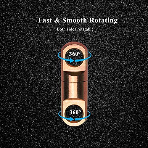 AMYSPORTS High Strength Fishing Bearing Swivels Stainless Fishing Swivel Connectors Copper Barrel Swivels for Saltwater Fishing Freshwater Fishing - size: Size7 (860lb) 10 pcs