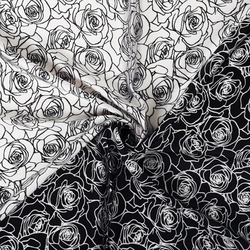 27" Head Scarf Like Satin Silk for Women,Hair Scarves Bandana,Headband Silk Feeling for Hair Wrap - color: Black White Brown