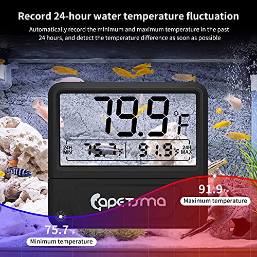 capetsma aquascaping Tools Aquarium Tools Scissors Tweezers Spatula + Aquarium Thermometer Fish Tank Water Temperature Gauge