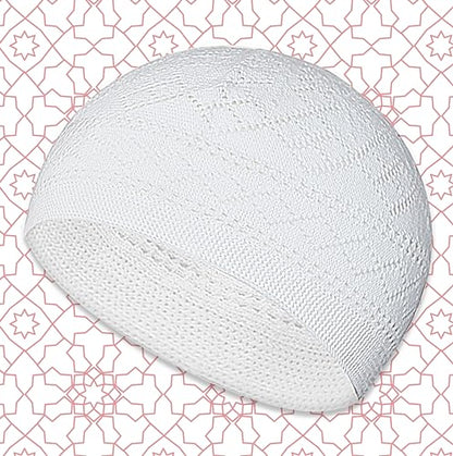 Muslim Prayer Rug Prayer Beads Kufi Hat for Men and Women 100% Breathable Black Skull Beanie Traditional Desing Prayer Mat Eid Ramadan Gifts Islamic Set Salah Mat Taffeta Fabric Soft (Pink) - color: Pink