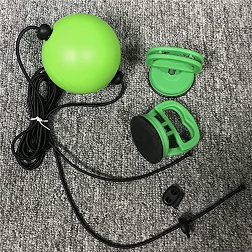 ljhnba Height Adjustable Suction Cup Boxing Reflex Speed Balls Hand Eye Reaction Training Punch Fight Ball Fitness Equipment