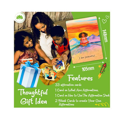 Bilingual Positive Affirmation Cards for Kids | Spanish and English Motivational Deck | 30 Empowering Cards for Students | Mindfulness, Self-Esteem, Relaxation, and More - style: kids