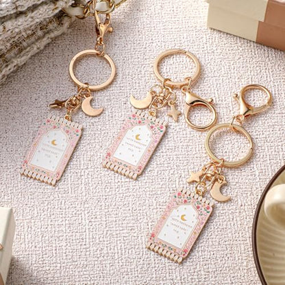 Islamic Enamel Keychains - color: Pink