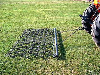 8' x 4' Multi Action Drag Chain Harrow - Overall 90" Long - 1/2" - size: 8' W x 4' L, 1/2" Dia