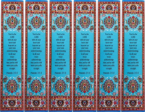 Logos Trading Post Proverbs 3:5-6 Trust in the Lord Christian Bookmark - color: Trust in the Lord, size: 6 Pack