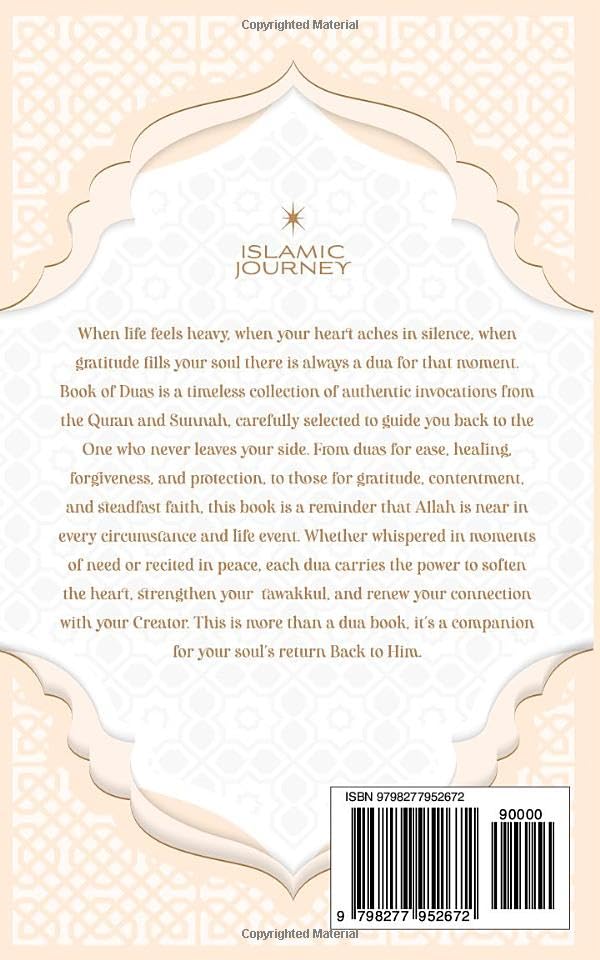 Book of Duas: Dua Book from Quran and Sunnah 150+ Authentic Duas with Arabic and English Transliteration Book Islamic Daily Muslim Supplications Invocation Book Muslim Gift Ramadan 5x8 Inches