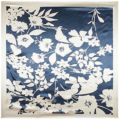 YOUR SMILE Silk Like Scarf Women's Fashion Pattern Large Square Satin Headscarf Headdress - color: 138
