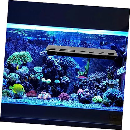 Aquarium Tool Holder Water Plants Maintenance Organizer Multi-Slots for Easy Access Compact Design for Fish Tank Cleaning Lightweight and Storage Rack