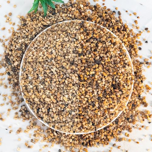 5 lbs Aquarium Gravel, 2-4mm Fish Tank Gravel, Succulent Cactus Pea Gravel for Indoor Plants, River Rocks for Gardening, Flower Pots, Vase Fillers, Garden Landscaping - size: 2-4mm