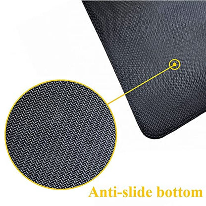 XXL Gaming Mouse Pad 35.4x15.7 Inch, Large Extended Desk Mat | Mousepad with clouds design Non-Slip Rubber Base, Water-Resistant Surface and Stitched Edges for Gaming, Office & Home - color: Cloud