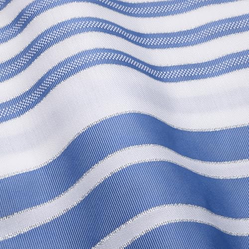 Full Size Tallit Prayer Shawl, Hand-Tied Tzitzit in Israel by a Jewish Craftsman, Blessing On Neckband - color: Sky Blue & Silver, size: Size 55 - 72 x 52 Inch