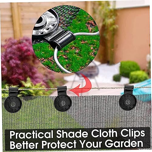 LIOOBO 50pcs Non- Sunshade Fabric Clamps Clips Fixing for Garden Greenhouse Outdoor Use Versatile Mesh Buckle Tools for Secure Shade
