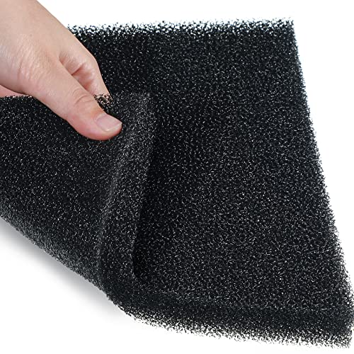 Tondiamo 3 Pieces Aquarium Sponge Filter Pad Media Cut to Fit Foam for Fish Tank Filters Replacement Fish Tank Cleaner Open Cell Foam Sponges for Dishes