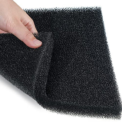 Tondiamo 3 Pieces Aquarium Sponge Filter Pad Media Cut to Fit Foam for Fish Tank Filters Replacement Fish Tank Cleaner Open Cell Foam Sponges for Dishes