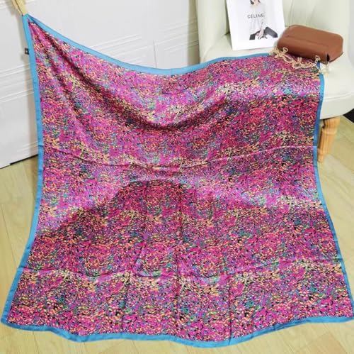 43" Large Square Scarf Fashion Scarves Hair Wrapping Scarfs Night Sleeping Headscarf for Women B07 - color: B078