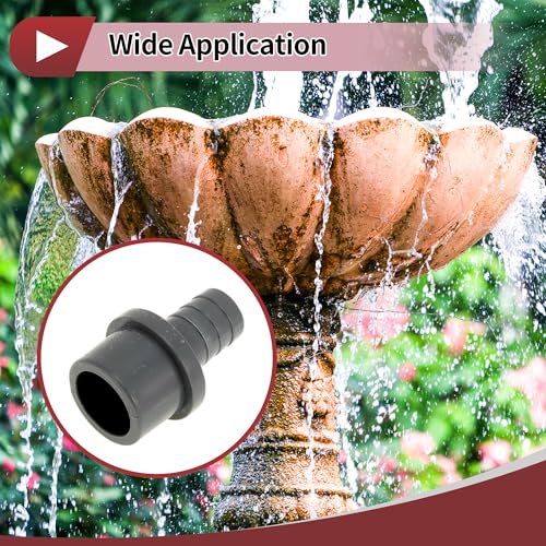 Plastic Hose Barb Fitting 1-1/4" x 25/32" Barb OD Straight Through Pipe Connector Grey 5 Pcs - color: Gray, size: 1-1/4" x 25/32" OD