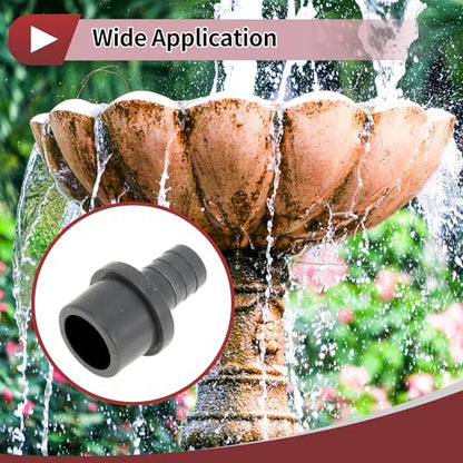Plastic Hose Barb Fitting 1-1/4" x 25/32" Barb OD Straight Through Pipe Connector Grey 5 Pcs - color: Gray, size: 1-1/4" x 25/32" OD