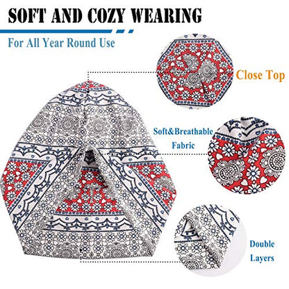 Cotton Slouchy Beanie Hip-Hop Soft Lightweight Running Beanie Adult Skull Hats Cap for Men Women - color: Multicolor1-4pk