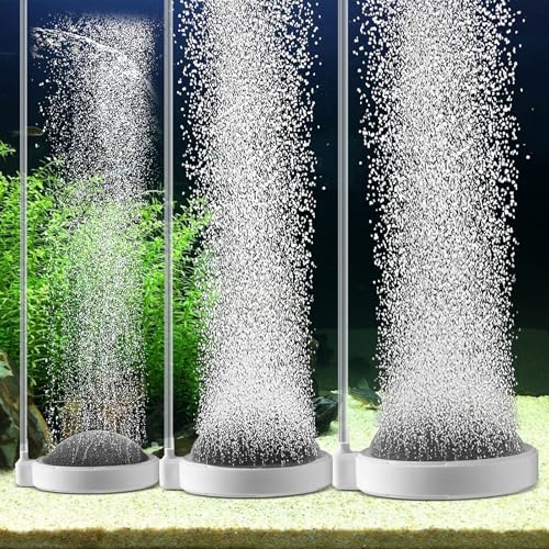 Aquarium air Stones, 2 Inch Nano Fish Tank Bubbler, High Dissolved Oxygen Air Diffuser Aerator for Air Pump Fish Tank Small Bucket and Hydroponics - size: 5cm
