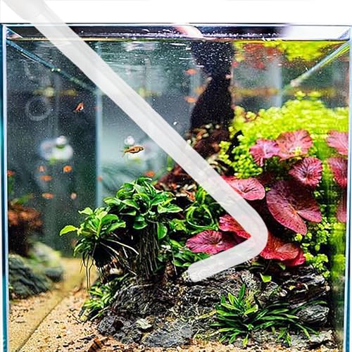 2 Set Manual Fish Tank Cleaning Tools with Extension Pipe and L Shaped Extension Pipe,30ml Aquarium Water Changer,28.9 Inches Siphon Dropper for Fish Bowl Waste Remover,Coral Feeder(Blue)