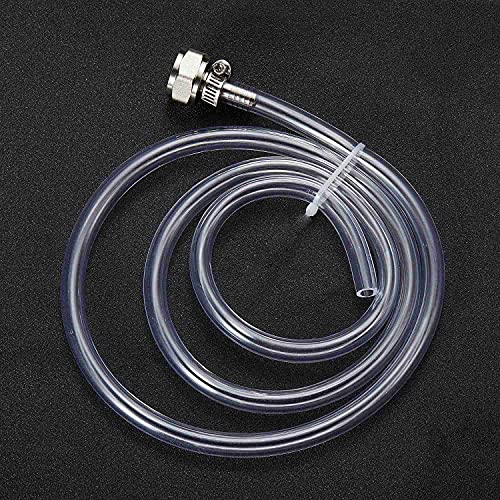 Kegerator Kit,5 Feet-Clear Vinyl Tubing Hose Stainless Steel Barb Fitting | LitKiwi Draft Beer Line with Connectors,5/16"ID 7/16"for Beer Tap Tower Keg Homebrewing - size: 5 Feet Tube & Fitting