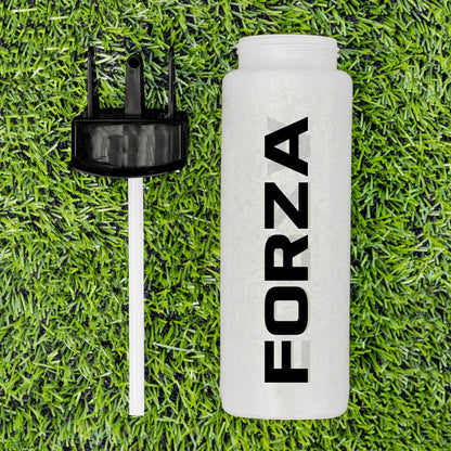FORZA Team Hygiene Water Bottles – BPA-Free Squeeze Bottles with Contactless Nozzle for Athletes, 1 Litre Capacity (Pack of 20, Semi-Translucent) - color: Semi-Translucent, style: Pack of 20