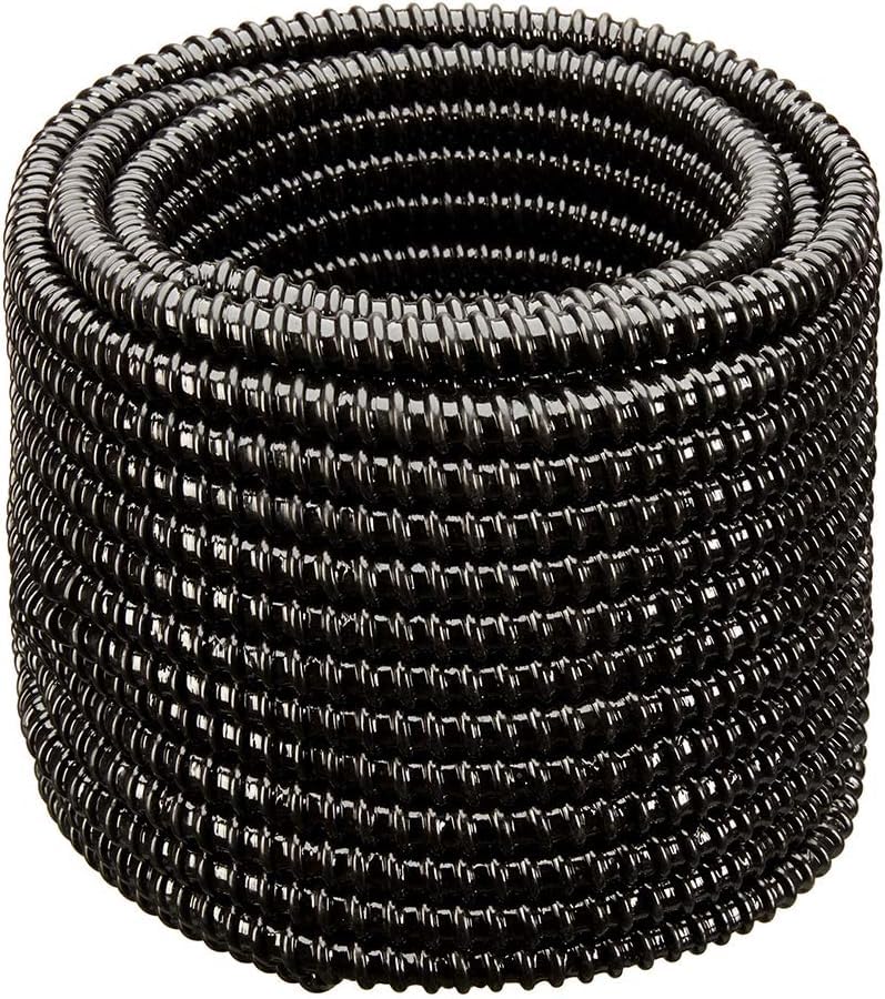 HydroMaxx® Non Kink, Corrugated, Flexible PVC Water Garden Hose and Pond Tubing. Thick Wall. US/UL Sizing (1 1/4" Dia x 100 ft) - size: 1 1/4" Dia x 100 ft