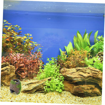 ULTECHNOVO 1pc Simulated Wine Barrel Aquarium Ornament Landscape Ornament for Fish Tank Hiding Cave Ornament Fish Tank Decor Aquarium Decoration Simulation Barrel Hiding Cave