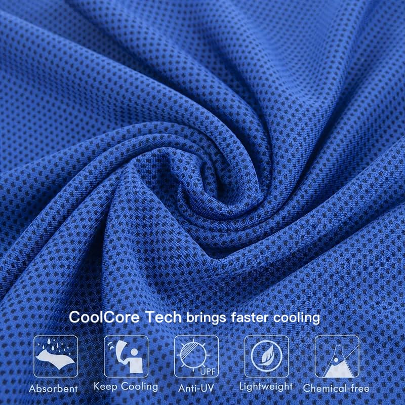 Quick Dry Cooling Sports Towel - Soft andBreathable Microfiber Towel for Outdoor Activities, Stay Cool and Refreshed All Day-SGMJ-zi - color: Purple