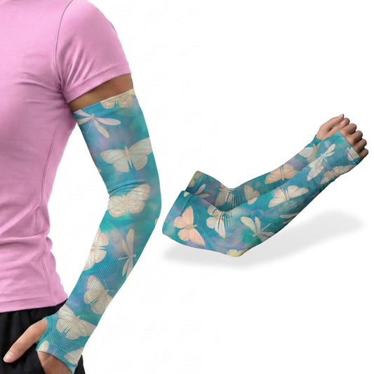 ARMORAY Arm Sleeves for Men UV Protection Cooling SPF 50 Sun Sleeves Sports - color: Garden Mirage