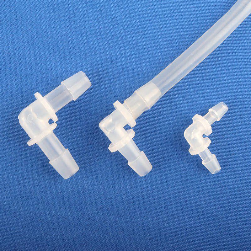 5pcs 1.6-11.1mm PP Plastic Equal Elbow Connectors Soft Pipe Fittings Aquarium Water Pipe Aerator Air Pump Tube Hose Joints(1.6-1.6mm,5pcs) - size: 5pcs