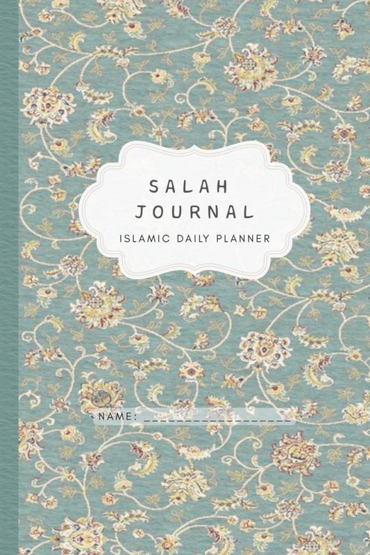 Salah Journal: Prayer Tracker & Notebook | Islamic Daily Planner | Gift for Muslims | Daily Salah Tracker