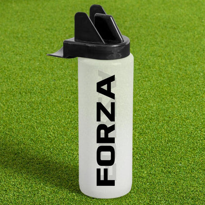 FORZA Team Hygiene Water Bottles – BPA-Free Squeeze Bottles with Contactless Nozzle for Athletes, 1 Litre Capacity (Pack of 1, Semi-Translucent) - color: Semi-Translucent, style: Pack of 1