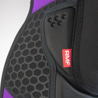 EVS SLAYCO96 AXELL Hodges, Moto Knee/Shin Guard, Reactive Memory Foam | CE Level 3 knee protection with RMF impact foam, breathable Hexprene compression fit, floating sleeve, bio-foam shin coverage - color: Purple, size: XX-Large