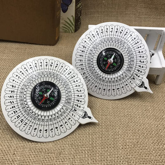 Generic Muslim Kaaba Qibla Direction Finder Handheld Qibla Compass Islamic Prayer Compass with Booklet